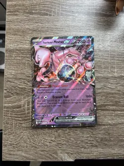 Team Rocket's Mewtwo ex 205 Holo Destined Rivals Promo Pokemon Jumbo Card - Image 1