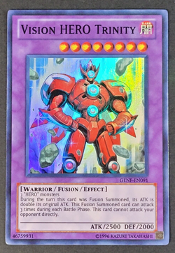 Yugioh TCG - Vision Hero Trinity - GENF-EN091 - NM - Super Rare, Unlimited 2011 - Image 1