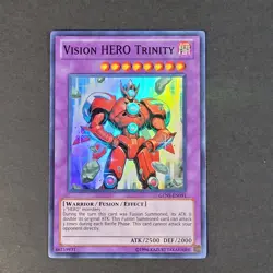 Yugioh TCG - Vision Hero Trinity - GENF-EN091 - NM - Super Rare, Unlimited 2011 - Image 2