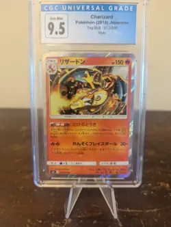 Pokemon Card Japanese Tag Bolt sm9 Charizard 013/095 R Holo CGC 9.5 Gem Mint - Image 1