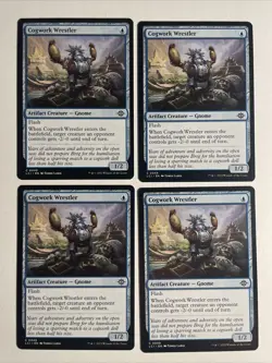 4x Mtg Lost Caverns Of Ixalan Cogwork Wrestler NM/M Magic The Gathering - Image 1