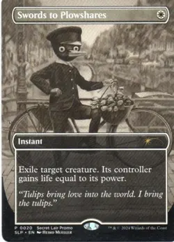MTG: Secret Lair Showdown: Swords to Plowshares: Lightly Played Condition - Image 1