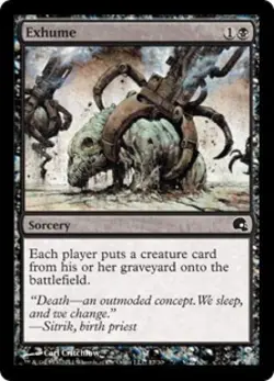 MTG English Exhume NM Foil Premium Deck Series: Graveborn - Image 1