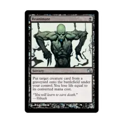 WOTC MtG Graveborn Reanimate (U) (Foil) VG - Image 1