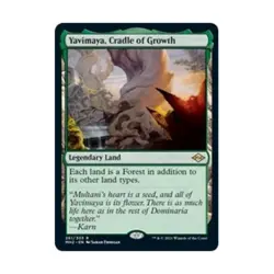 WOTC MtG Modern Horizons 2 Yavimaya, Cradle of Growth (R) NM - Image 1