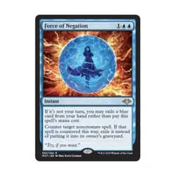 WOTC MtG Modern Horizons Force of Negation (R) NM - Image 1