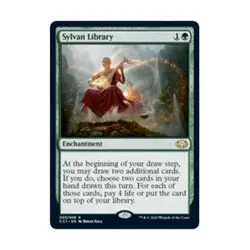 WOTC MtG Commander Collection: Green Sylvan Library (R) NM - Image 1