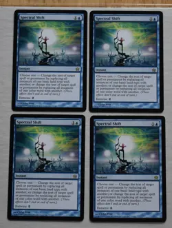 MTG 4x Rare Blue Instant SPECTRAL SHIFT - Image 1