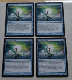 MTG 4x Rare Blue Instant SPECTRAL SHIFT - Image 2