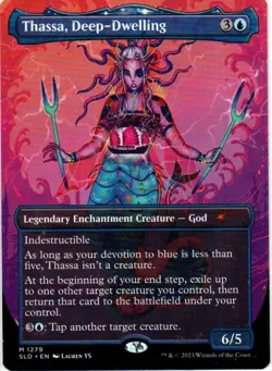 MTG: Secret Lair Drop Series: Thassa, Deep-Dwelling: Lightly Played Condition - Image 1