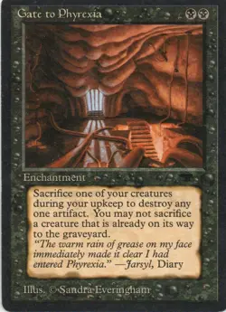 MTG: Antiquities: Gate to Phyrexia: Lightly Played Condition - Image 1
