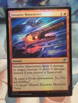 FOIL U 0137 Invasive Maneuvers Instant Uncommon Edge of Eternities MTG Card EOE - Image 1