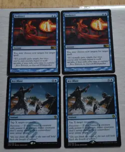 MTG 4x Rare Blue Instant Redirect & Icy Blast - Image 1