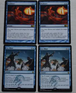 MTG 4x Rare Blue Instant Redirect & Icy Blast - Image 2