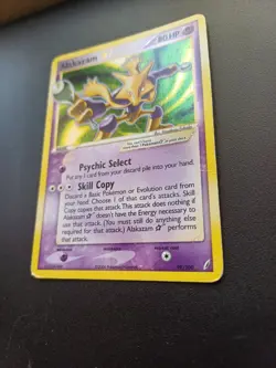 Pokemon Eng Alakazam Gold Star Ex Crystal Guardians 99/100 No Rayquaza Charizard - Image 3