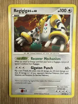 Regigigas 37/146 - Holo Rare Legends Awakened Pokemon Card LP - Image 1
