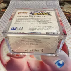 Pokemon Brilliant Stars Booster Box Sealed Acrylic Case Dented Corner see pic - Image 5