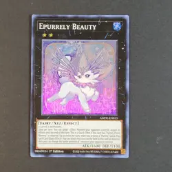 Yugioh TCG - Epurrely Beauty - AMDE-EN015 - NM - 1st Edition - Super Rare = 2023 - Image 2