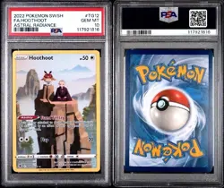 HOOTHOOT #TG12/TG30 Full Art Astral Radiance PSA 10 GEM MINT 2022 Pokemon SWSH - Image 1