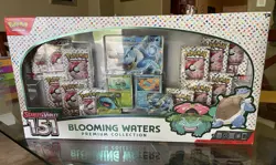 Pokemon TCG 151 Blooming Waters Premium Collection Scarlet & Violet x2 Boxes - Image 1