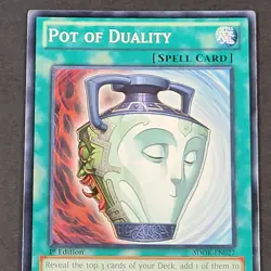 Yugioh TCG - Pot of Duality - SDOK-EN027- 1st Edition - Common - LP - Spell 2013 - Image 5