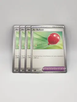 Pokemon (4x) Air Balloon 079/086 - 4x Playset - Black Bolt TCG Playset NM/M - Image 1