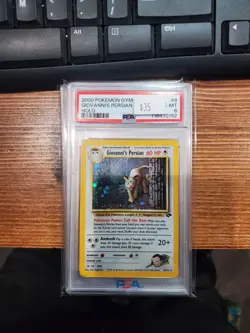2000 POKEMON GYM CHALLENGE HOLO #8 GIOVANNI'S PERSIAN PSA 6 - Image 1