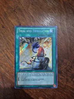 YUGIOH TRIAL AND TRIBULATION GAOV-EN087 SECRET 1ST ED NM - Image 1
