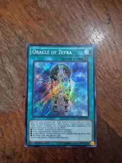 Yugioh Oracle of Zefra CROS-EN060 Secret Rare 1st Ed NM - Image 1