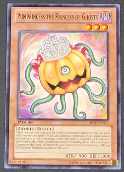 Yugioh TCG - Pumprincess the Princess of Ghosts - SHSP-EN032 - NM - 1st Ed 2013 - Image 1