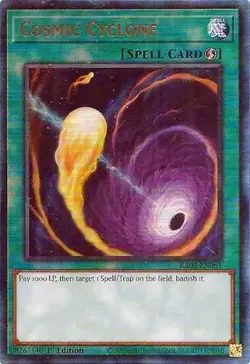 YUGIOH COSMIC CYCLONE ULTIMATE RARE 1ST NEAR MINT RA02-EN061 - Image 1