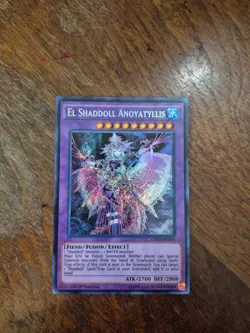 yugioh el shaddoll anoyatyllis CROS-EN044 Secret Rare 1st Edition NM - Image 1