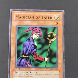 Yugioh TCG - Magician of Faith - SD6-EN005 - LP - 1st Ed - Common - Monster 2005 - Image 5
