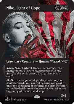 Niko, Light of Hope (Showcase) (Textured Foil) Duskmourn: House of Horror Foil - Image 1