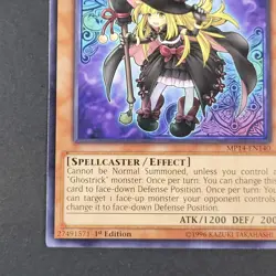 Yugioh TCG - Ghostrick Witch - MP14-EN140 - 1st Ed - Common - LP/NM Monster 2014 - Image 3