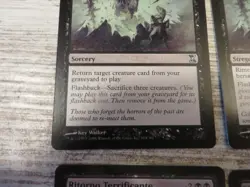 4x Dread Return - Time Spiral - NM - 1x English 3x Italian -OOP MTG Animate Dead - Image 2