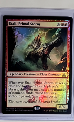 2018 MTG Magic The Gathering Media Promo Foil #100 Etali Primal Storm - Image 1