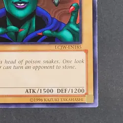 Yugioh TCG - The Snake Hair - LCJW-EN185 - 1st Ed. - NM - Common - Zombie - 2013 - Image 4