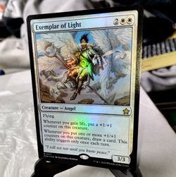 Exemplar of Light #11 Foil Rare Foundations FDN MTG Magic English Near Mint NM - Image 1