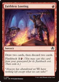 Faithless Looting 151 - MTG - Innistrad Remastered - NM Foil - Image 1