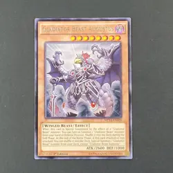 Yugioh TCG - Gladiator Beast Agustus - MP15-EN020 - NM - 1st Edition - Rare 2015 - Image 2