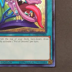 Yugioh TCG - Pot of Desires - CT14-EN004 - NM - Limited Edition, Holo Spell Card - Image 4