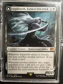 Magic the Gathering Final Fantasy Sephiroth Fabled Soldier - Image 1