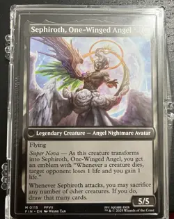 Magic the Gathering Final Fantasy Sephiroth Fabled Soldier - Image 2