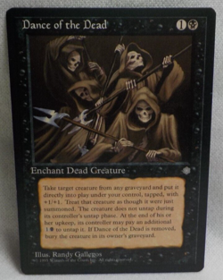 DANCE OF THE DEAD MAGIC THE GATHERING ICE AGE MTG Trading Card 1995 #125 - Image 1
