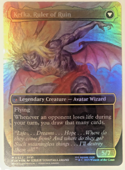 Kefka, Court Mage (0322) x1 1x FOIL Borderless Final Fantasy NM MTG - Image 2