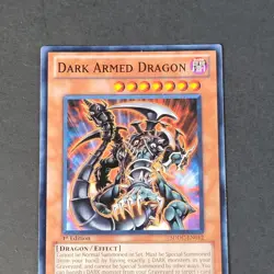 Yugioh TCG - Dark Armed Dragon - SDDC-EN012 - 1st Edition - LP/NM Common Monster - Image 5