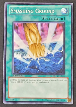 Yugioh TCG - Smashing Ground - SDLS-EN026 - 1st Edition - Common - NM Spell 2011 - Image 1