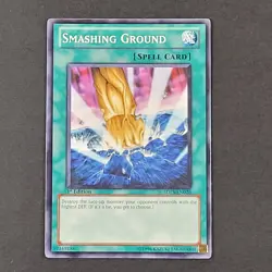 Yugioh TCG - Smashing Ground - SDLS-EN026 - 1st Edition - Common - NM Spell 2011 - Image 2