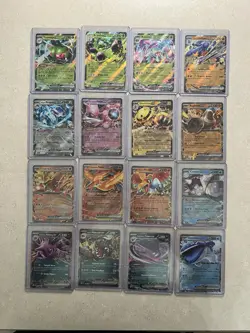 Pokemon TCG Destined Rivals EX Card Lot - 16 EX Cards - Image 1